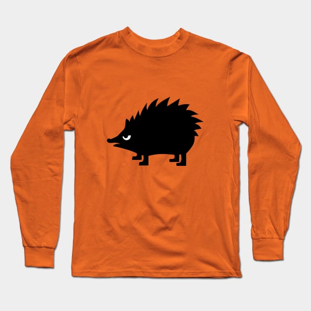 Angry Animals: hedgehog Long Sleeve T-Shirt by VrijFormaat